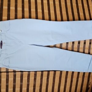 Gloria Vanderbiltt Hi rise Soft Blue Straight Leg Jeans